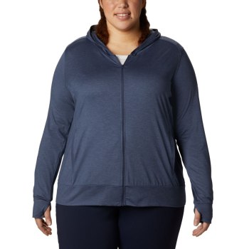 Columbia Jas Dames, Place To Place II Full Zip Plus Size Donkerblauw, 85EWRSYDH